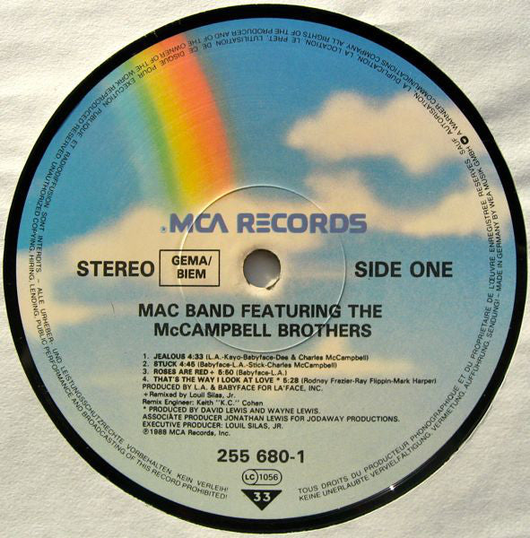 Mac Band Featuring The McCampbell Brothers : Mac Band Featuring The McCampbell Brothers (LP, Album)