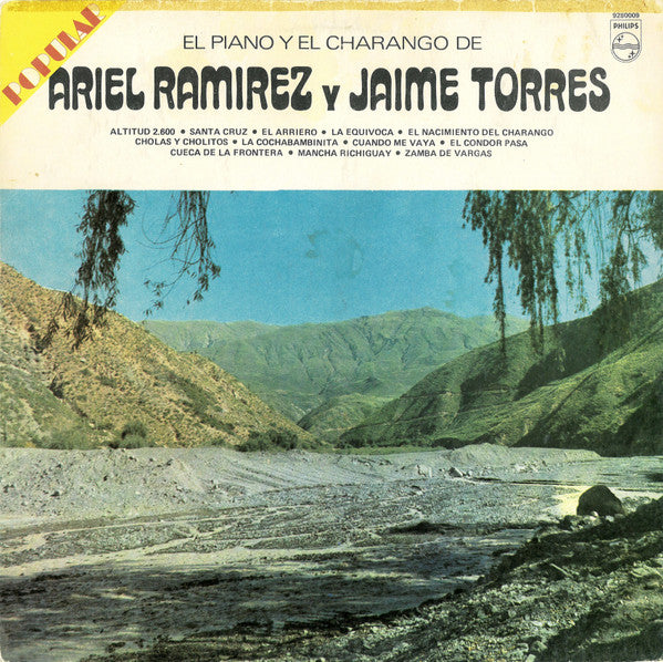 Ariel Ramirez Y Jaime Torres : El Piano Y El Charango De Ariel Ramirez Y Jaime Torres (LP, Comp)