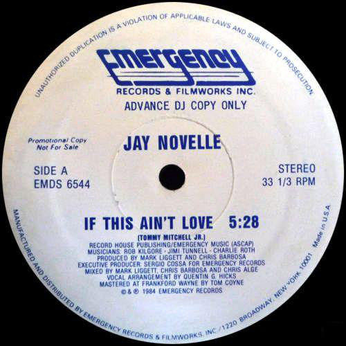 Jay Novelle : If This Ain't Love (12", Promo)