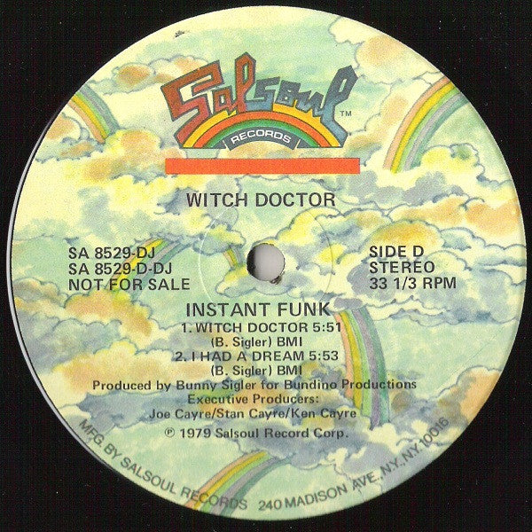 Instant Funk : Witch Doctor (2x12", Album, Promo)