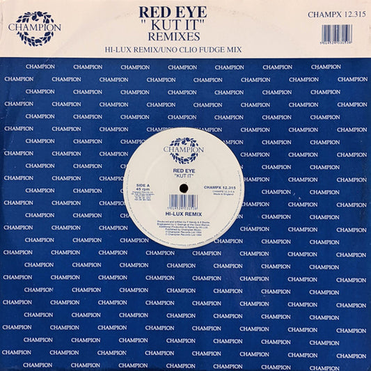 Red Eye (2) : Kut It (Remixes) (12", Single)