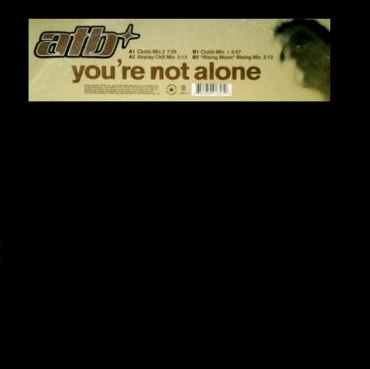 ATB : You're Not Alone (12")