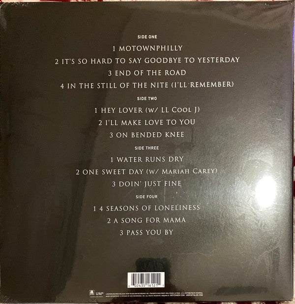 Boyz II Men : Legacy (The Greatest Hits Collection) (2xLP, Comp, Ltd, RE, Pur)