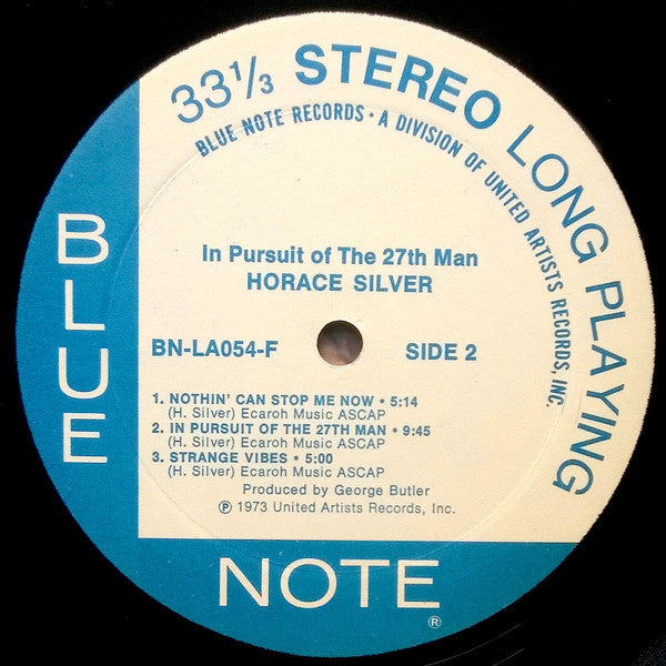 Horace Silver : In Pursuit Of The 27th Man (LP, Album)