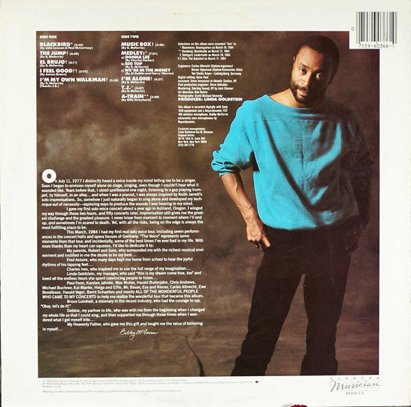 Bobby McFerrin : The Voice (LP, Album, SP,)
