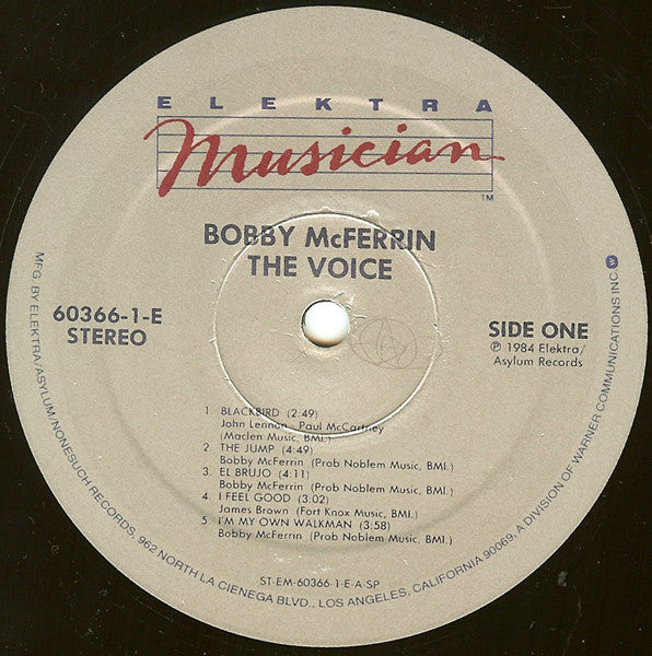 Bobby McFerrin : The Voice (LP, Album, SP,)