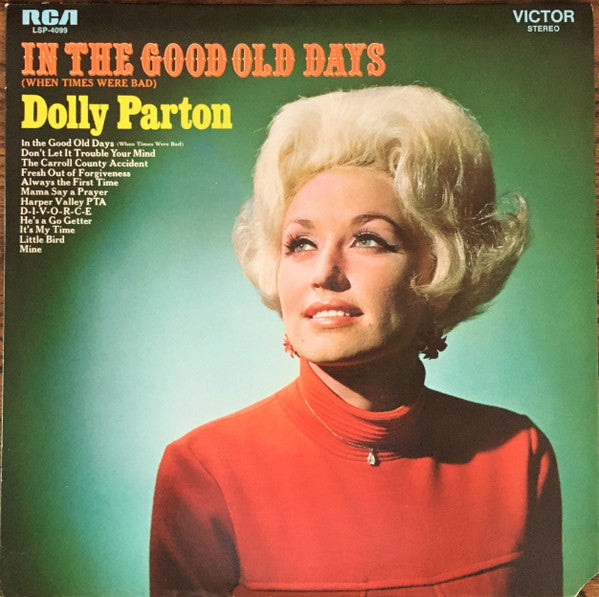 Dolly Parton : In The Good Old Days (When Times Were Bad) (LP, Album, Ind)