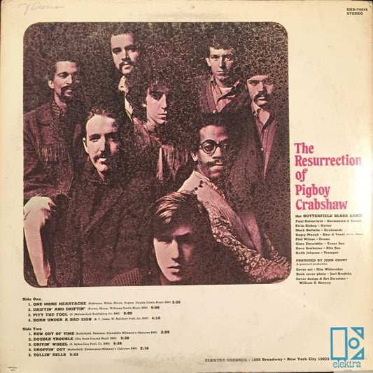The Paul Butterfield Blues Band - The Resurrection Of Pigboy Crabshaw vinyl record, LP (Very Good Plus (VG+)) | Lulo Records