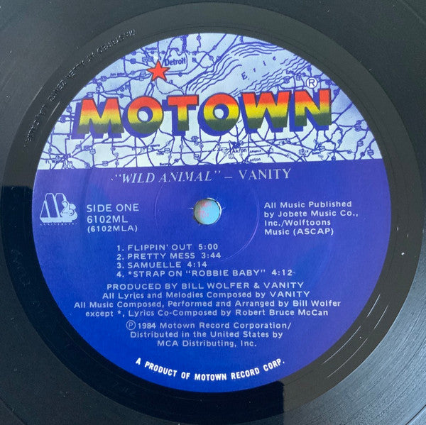 Vanity : Wild Animal (LP, Album)