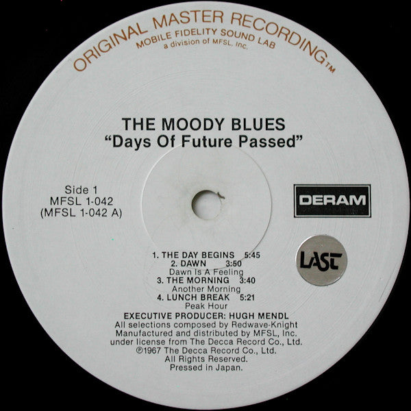 The Moody Blues With The London Festival Orchestra Conducted By Peter Knight (5) : Days Of Future Passed (LP, Album, Ltd, RE, RM)