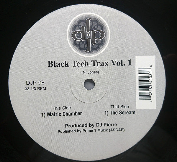 DJ Pierre : Black Tech Trax! Vol. 1 (12")