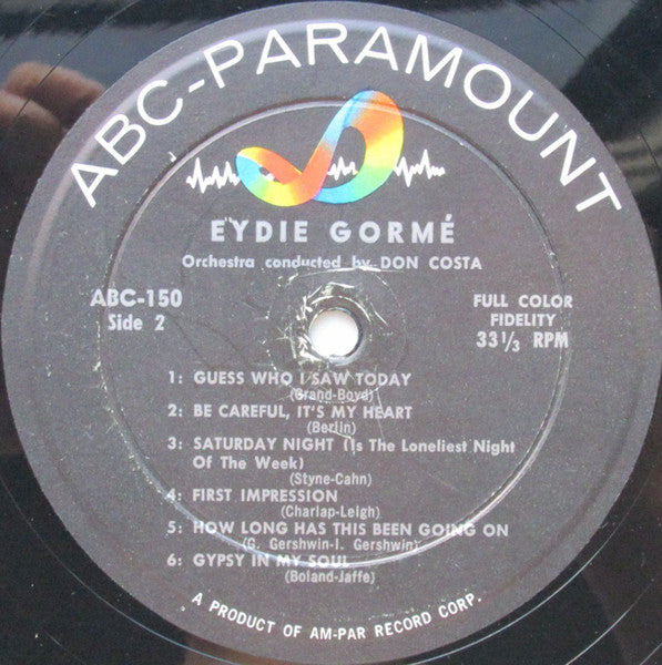 Eydie Gormé : Eydie Gormé (LP, Album)