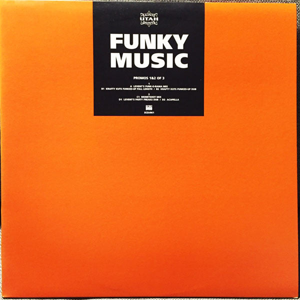 Utah Saints : Funky Music (2x12", Promo, 1&2)