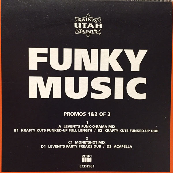 Utah Saints : Funky Music (2x12", Promo, 1&2)