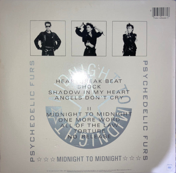 The Psychedelic Furs : Midnight To Midnight (LP, Album, Car)