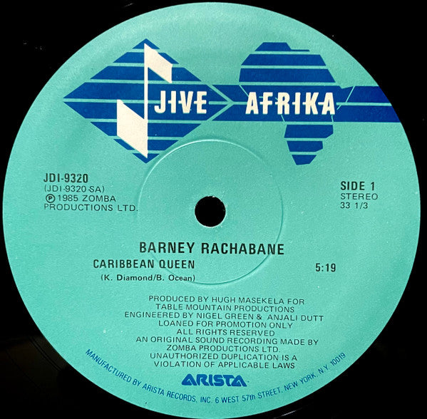 Barney Rachabane : Caribbean Queen (12")