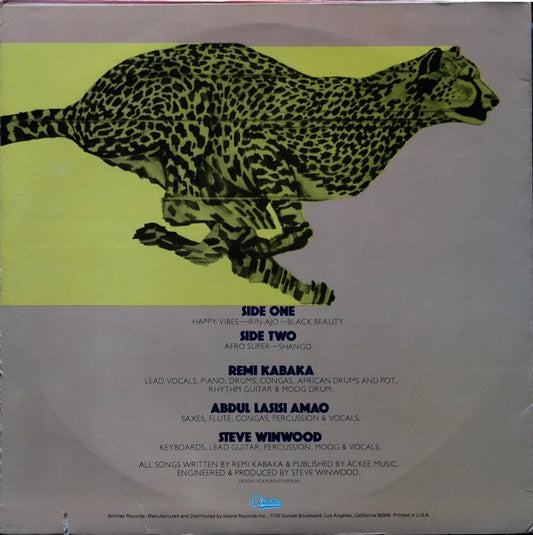 Remi Kabaka, Abdul Lasisi Amao & Steve Winwood : Aiye-Keta (LP, Album, RE)