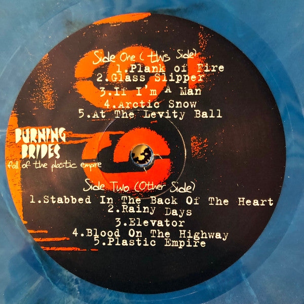 Burning Brides : Fall Of The Plastic Empire (LP, Album, Blu)