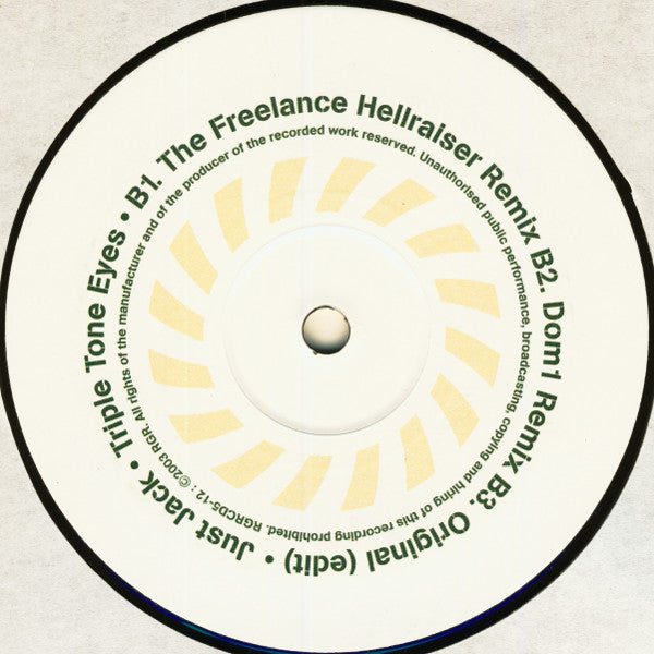 Just Jack : Triple Tone Eyes (12")