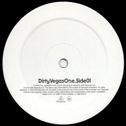 Dirty Vegas : One (LP, Album, Ltd, Num)