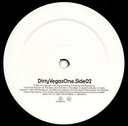 Dirty Vegas : One (LP, Album, Ltd, Num)