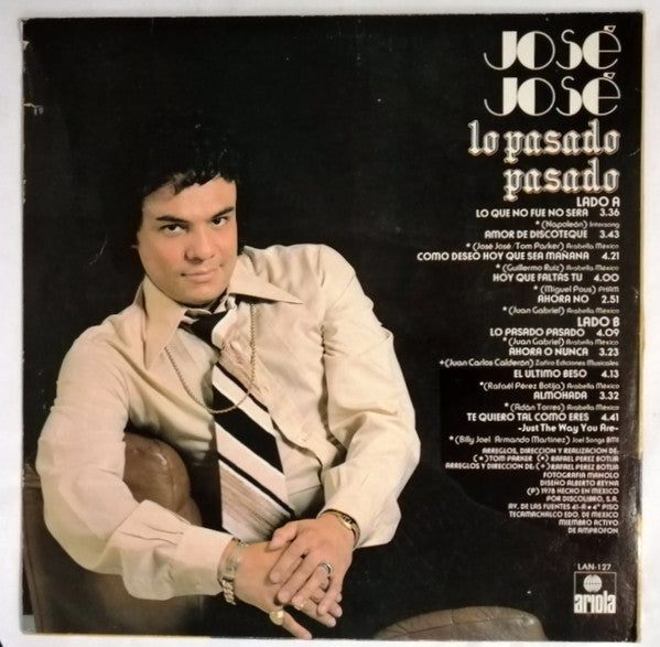José José : Lo Pasado Pasado (LP, Album, RE)