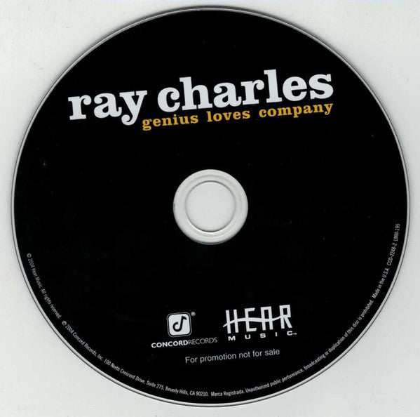 Ray Charles : Genius Loves Company (CD, Album, Promo, Dig)