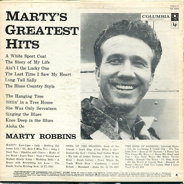 Marty Robbins : Marty's Greatest Hits (LP, Comp, 360)
