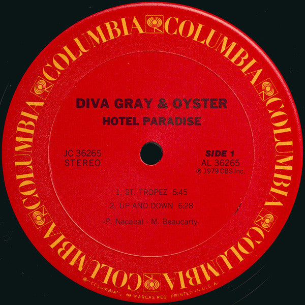 Diva Gray And Oyster (2) : Hotel Paradise (LP, Album)