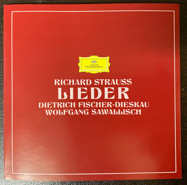 Richard Strauss - Dietrich Fischer-Dieskau, Wolfgang Sawallisch : Lieder (2xCD, Album + Box)