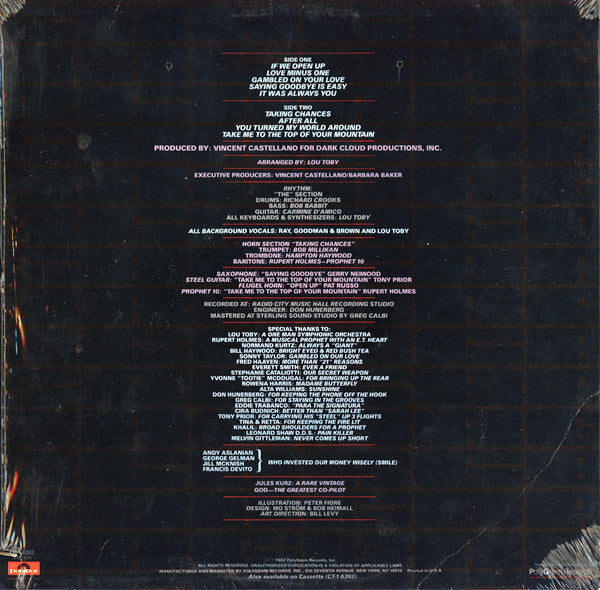 Ray, Goodman & Brown : Open Up (LP, Album, PRC)