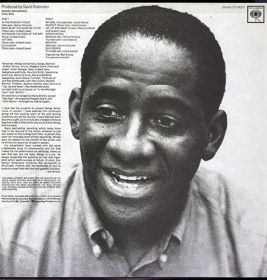 Mongo Santamaria : Soul Bag (LP, Album)