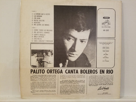 Palito Ortega : Canta Boleros (LP, Mono)