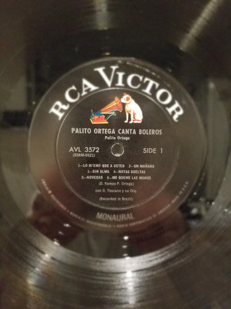Palito Ortega : Canta Boleros (LP, Mono)