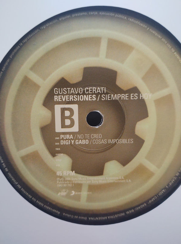 Gustavo Cerati : Reversiones / Siempre Es Hoy (12", EP, RE)