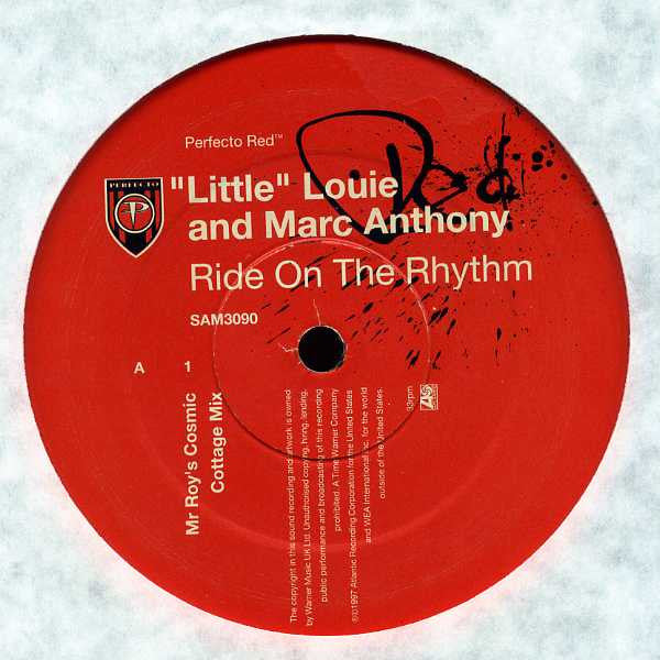Louie Vega & Marc Anthony : Ride On The Rhythm (2x12", Promo, Whi)
