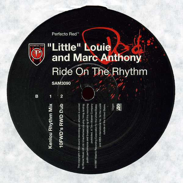 Louie Vega & Marc Anthony : Ride On The Rhythm (2x12", Promo, Whi)