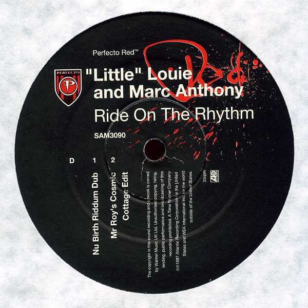Louie Vega & Marc Anthony : Ride On The Rhythm (2x12", Promo, Whi)