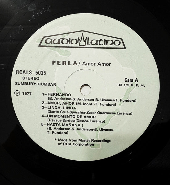 Perla (4) : Amor Amor (LP, Album)