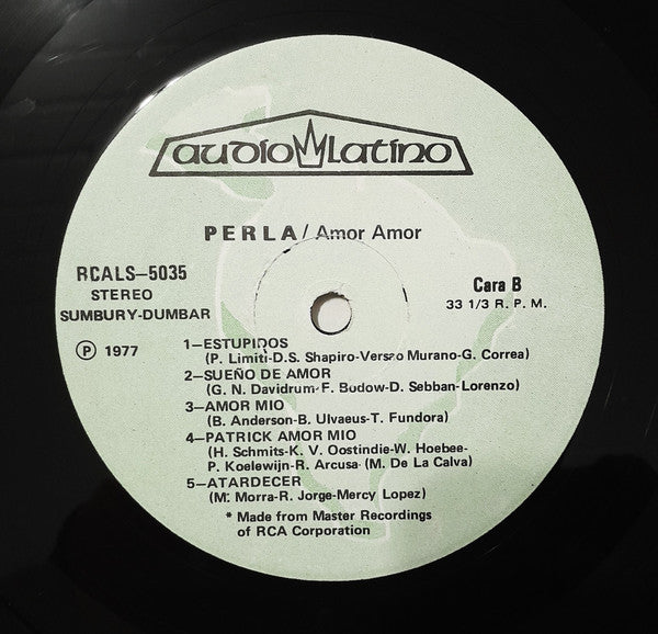 Perla (4) : Amor Amor (LP, Album)