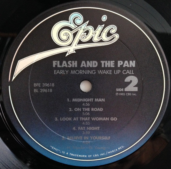 Flash & The Pan : Early Morning Wake Up Call (LP, Album)