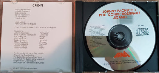 Johnny Pacheco & Pete Rodriguez - Jicamo vinyl record, CD (Near Mint (NM or M-)) | Lulo Records