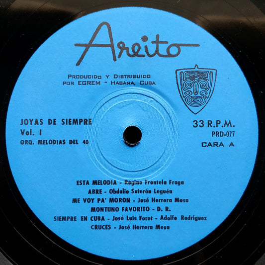 Orq. Melodias Del 40* : Joyas De Siempre Volumen I (LP, Comp, Blu)