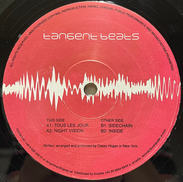 Casey Hogan : Shifted Images EP (12")