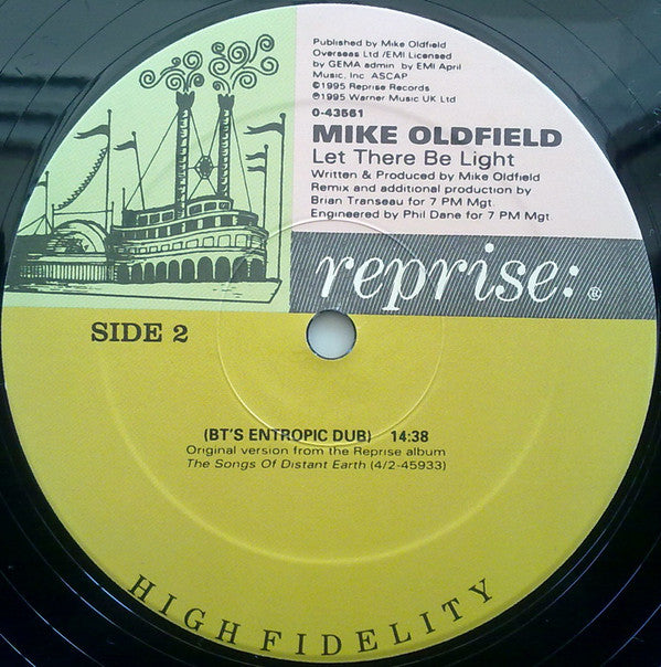 Mike Oldfield : Let There Be Light (12")