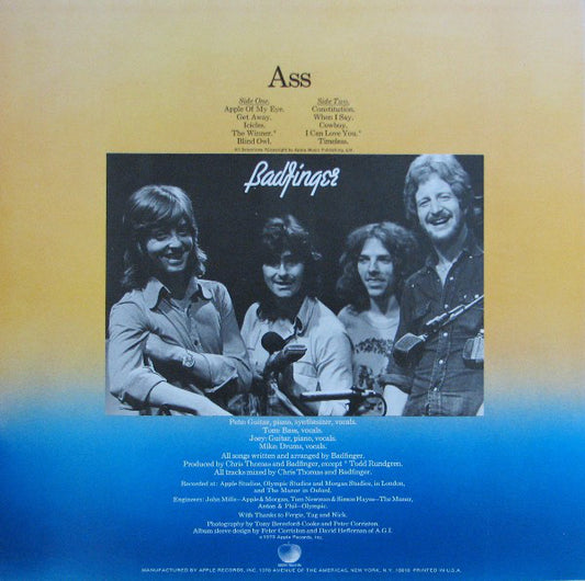 Badfinger - Ass vinyl record, LP (Near Mint (NM or M-)) | Lulo Records