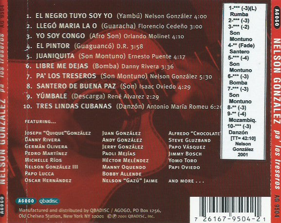 Nelson González : pa' los treseros (CD, Album)