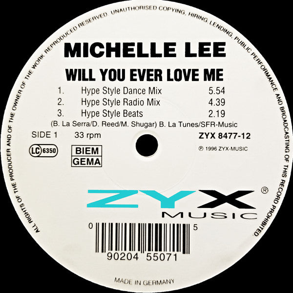 Michelle Lee : Will You Ever Love Me (12")