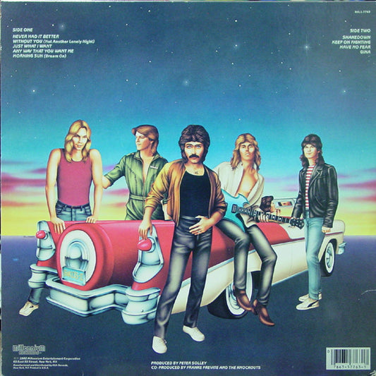 Franke & The Knockouts - Below The Belt vinyl record, LP (Mint (M)) | Lulo Records
