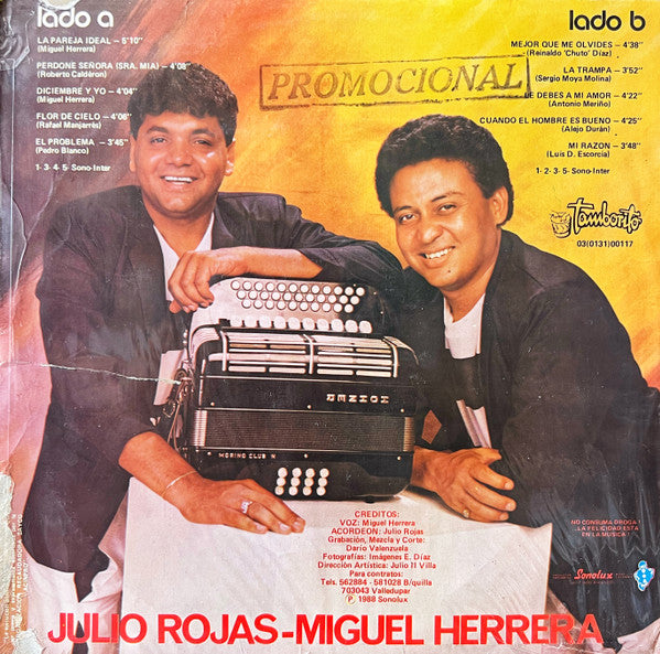 Miguel Herrera - Julio Rojas (3) : La Pareja Ideal Vol. 1 (LP, Album)